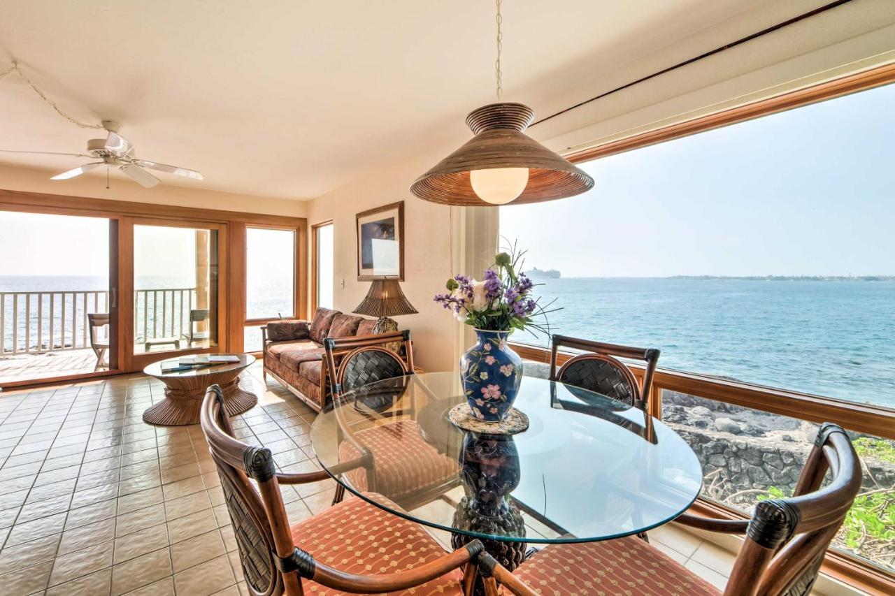 Oceanfront Kailua-Kona Townhome With Pool And Views! Eksteriør bilde