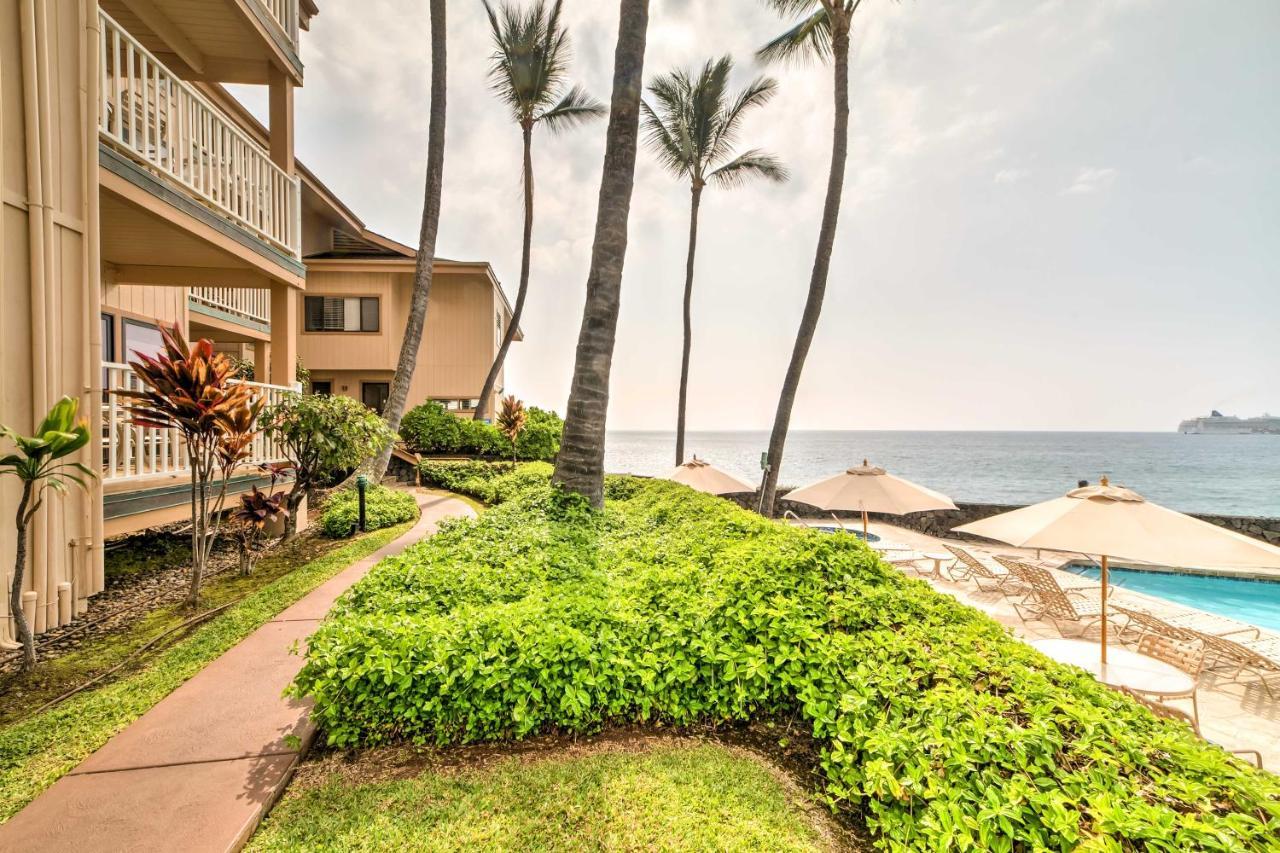 Oceanfront Kailua-Kona Townhome With Pool And Views! Eksteriør bilde